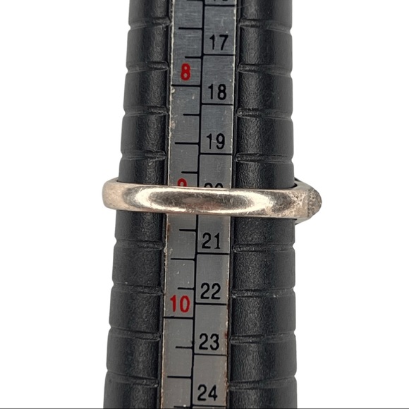 Vintage Amethyst Sterling Silver Filigree Art Deco Ring - Picture 8 of 8